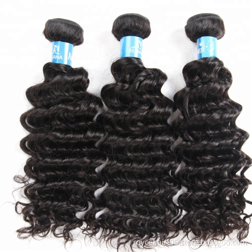 Royce 10A 11A Grade Wholesale Price 100% Peruvian Human Hair Bundles deep wave